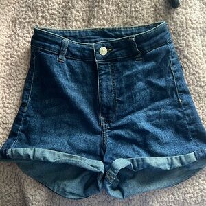 DIVIDED BY H&M High Wasted Blue Jean Shorts Size 6